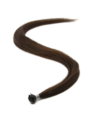 Hairshop Волосы для наращивания 2.0 (2) 50см J-Line (20 капсул) (Темно коричневый)
