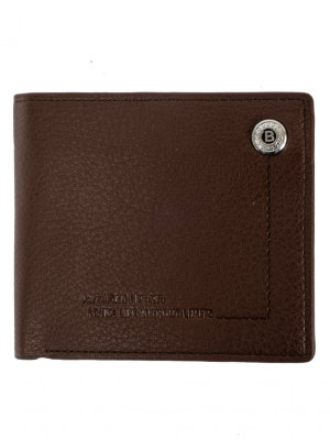 Кошелек 929-8 d.brown муж. иск.кожа