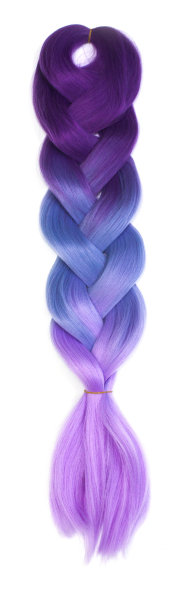 Hairshop Канекалон ШАДЭ Ф 18/Г 16/Ф 26 (Темно-фиолетовый/Голубой/Розово-фиолетовый)