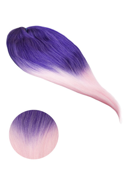 Hairshop Канекалон Вау Джау Ф18/К1 1,3м/100 г (Темно-фиолетовый/Розовый)