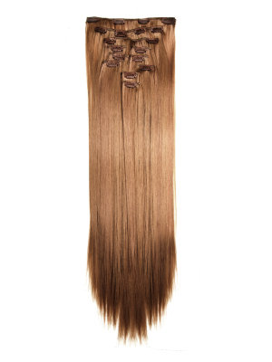Hairshop Волосы на заколках искусственные WL30 прямые 60 см (Коричнево-рыжий)