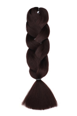 Hairshop Канекалон 2 Braids 46 (Темно коричневый с баклажаном)