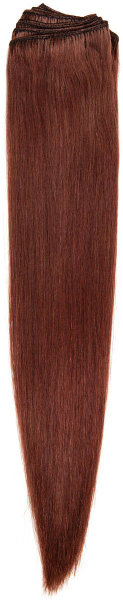 Hairshop Волосы на трессах Classic 7.554 (33) прямые 60 см (120 гр) (Русый махагон)