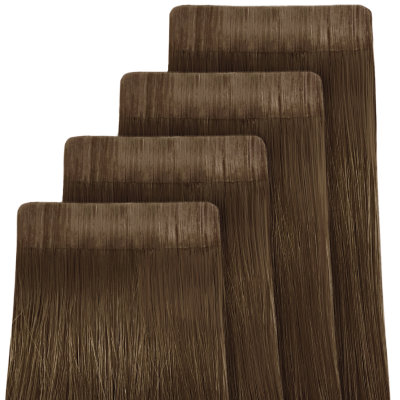 Hairshop Color test 5.0 (multi) 50см J-Line (4 ленты) (Шоколад (multi))