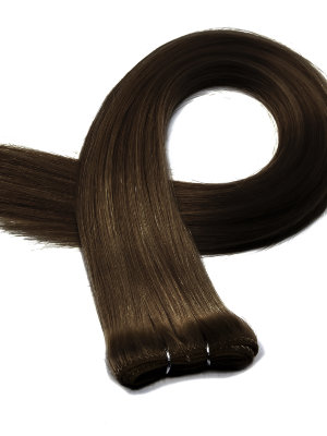 Hairshop Волосы на трессах J-Line 4.0 (4) 50 см (50 гр) (Темный шоколад)
