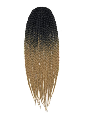 Hairshop Афрокосы 1/27 50см (Черный/Русый с медным подтоном)