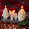 Набор свечей на подставке New year