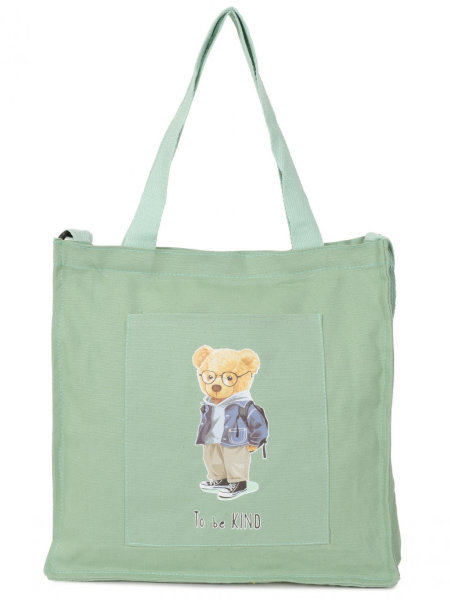 Сумка FD 10129 green молодежн. текстиль