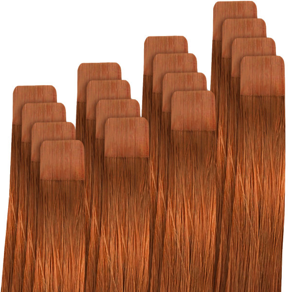 Hairshop Color test 7.44 (130) ШП 40см (16 микролент) (Рыже красный)