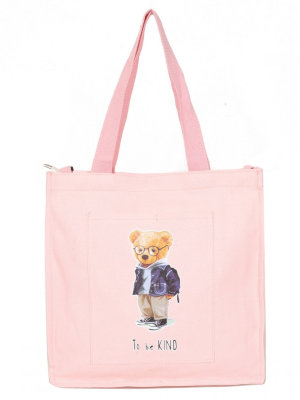 Сумка FD 10129 pink молодежн. текстиль