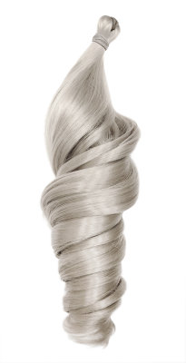 Hairshop Пони HairUp! для точечного афронаращивания 61 (1м/100гр) (Серебристый светлый)