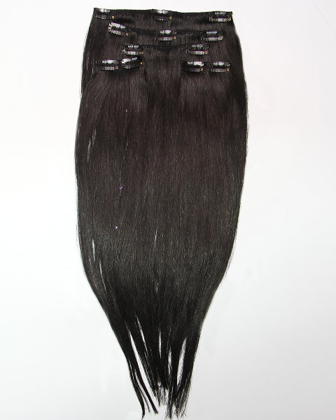 Hairshop Волосы на заколках Berkana 1.0 (1) 50 см (110 гр) (Черный)