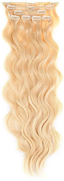 Hairshop Волосы на заколках Classic 10.3 (613) крупная волна 60 см (116 гр) (Светлый блондин – золотистый)