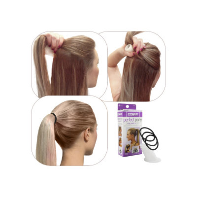 Hairshop Формирователь высокого хвоста, черный