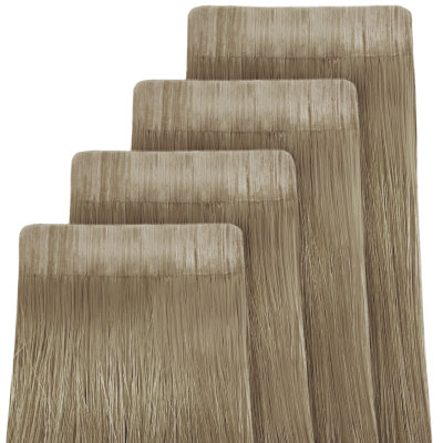 Hairshop Color test 8.1 (multi) 50см J-Line (4 ленты) (Cветлый пепельно-русый multi)