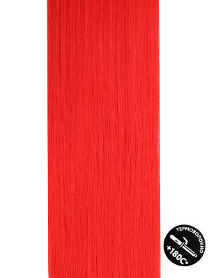 Hairshop Пони HairUp! для точечного афронаращивания ПРЯМЫЕ К 20 (1,4м/100гр) (Темно-красный)