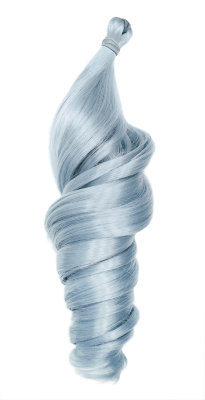 Hairshop Пони HairUp! для точечного афронаращивания Г 3 (1м/100гр) (Снежно-Синий (Пастельный))