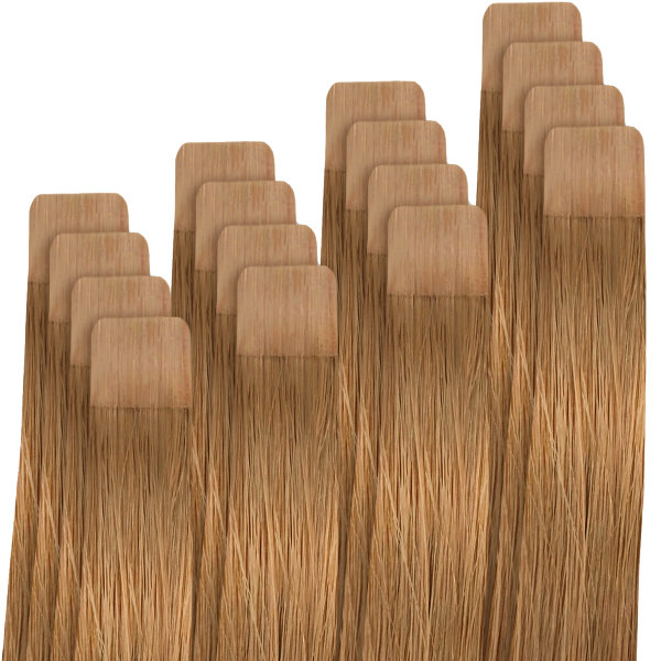 Hairshop Color test 8.34 (27) ШП 50см (16 микролент) (Cветло-русый золотисто-медный)