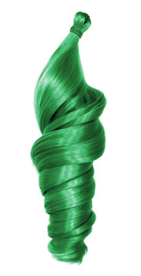 Hairshop Пони HairUp! для точечного афронаращивания З 16 (1м/100гр) (Изумрудный)