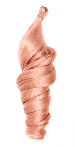 Hairshop Пони HairUp! для точечного афронаращивания К 2 (1,4м/100гр) (Розово-коралловый)
