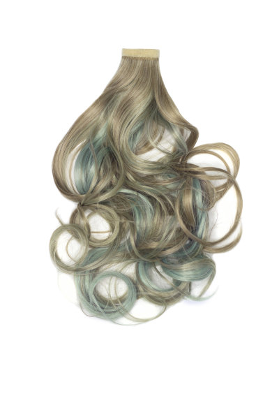 Hairshop Хвост на липучке HairUp! цвет Champagne /Г 2 52 см (75гр) SF (Champagne/Sky blue)