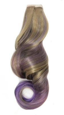 Hairshop Хвост на липучке HairUp! цвет Champagne /Ф 27 52 см (75гр) SF (Champagne/Сиреневый)