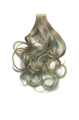 Hairshop Хвост на липучке HairUp! цвет Champagne/З 4 52 см (75гр) SF (Champagne/Mint)
