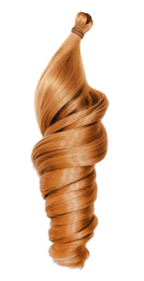 Hairshop Пони HairUp! для точечного афронаращивания О 2 (1м/100гр) (Натурально рыжий с блеском)