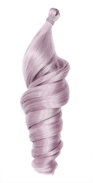 Hairshop Пони HairUp! для точечного афронаращивания Ф 1 (1,4м/100гр) (Пастельный светло фиолетовый)