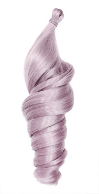 Hairshop Пони HairUp! для точечного афронаращивания Ф 1 (1м/100гр) (Пастельный светло фиолетовый)