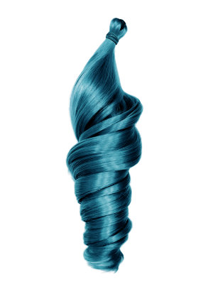 Hairshop Пони HairUp! для точечного афронаращивания С 21 (1м/100гр) (Сине-голубой)