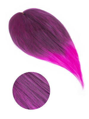 Hairshop Канекалон Вау Джау 1В/К10 1,3м/100 г (Черный с переходом в розовый)