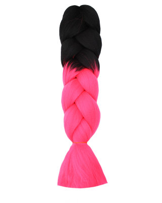 Hairshop Канекалон ШАДЭ 1/К 24 (Черный/Розовый)