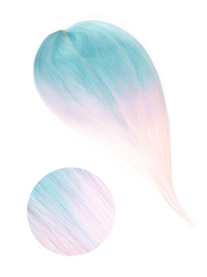 Hairshop Канекалон Вау Джау Г1/Ф1/К1 1,3м/100 г (Нежно голубой/Фиолетовый/Розовый)