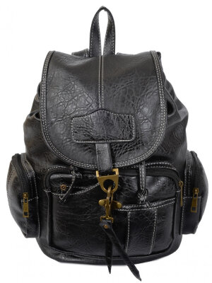 Рюкзак EF 168 black жен. иск.кожа